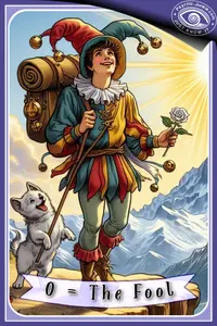 My AI Version Of The Fool Tarot Card