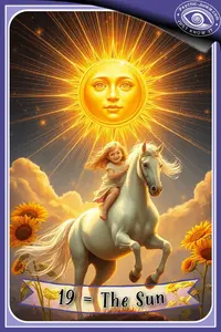 My AI Version Of The Sun Tarot Card