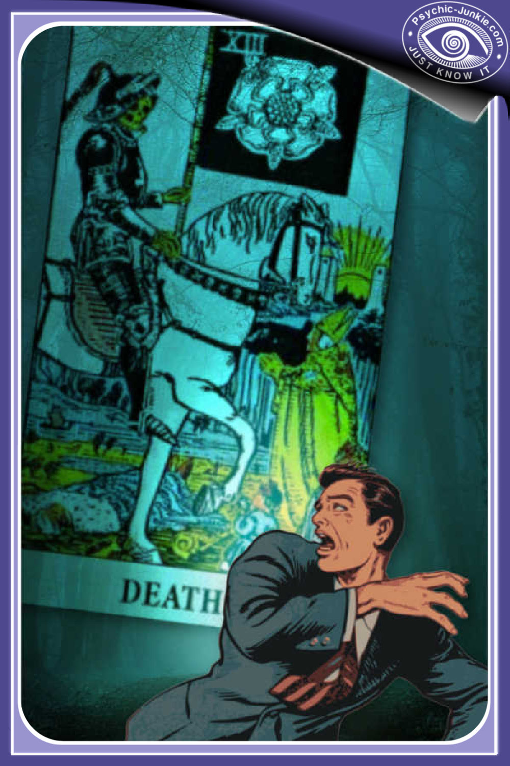 .What does the death tarot card represent?