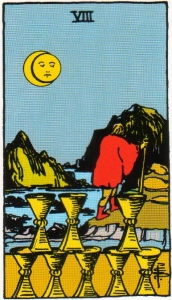 Eight of Cups Tarot Card Meaning