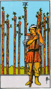 Nine of Wands Tarot Card Meaning