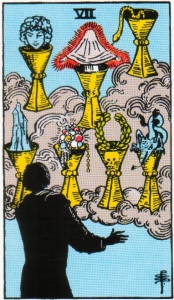 Seven of Cups Tarot Card Meaning