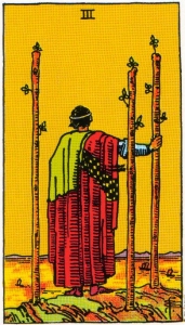 Three of Wands Tarot Card Meaning