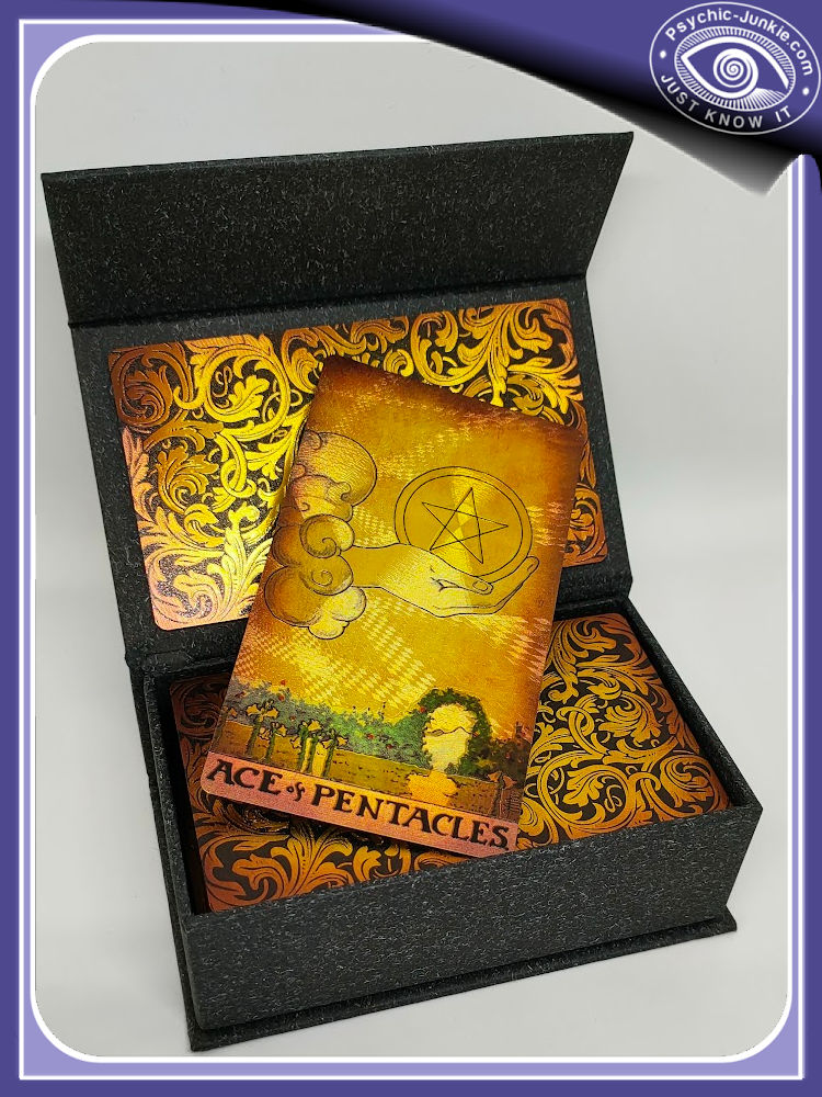 The Ace of Pentacles: See These Luxury Gold Foil Classic Tarot Cards On Amazon