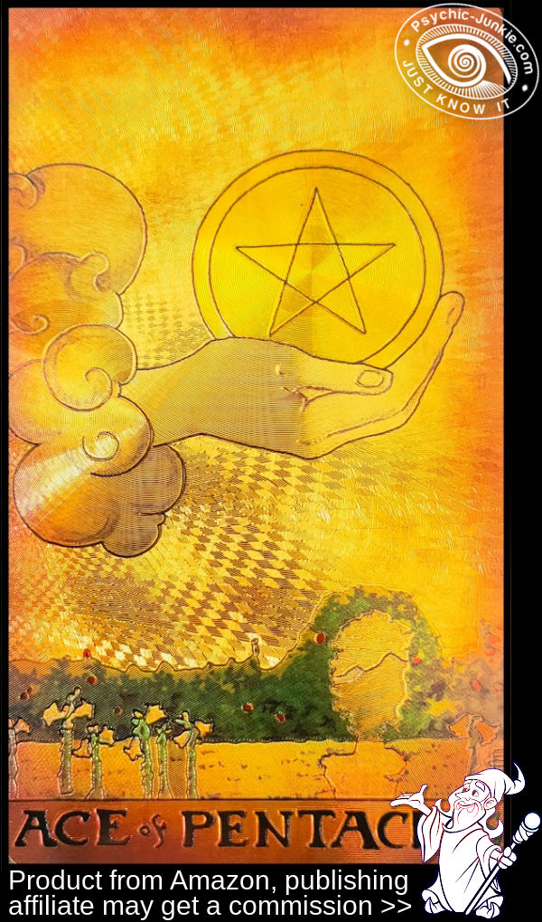 The Ace of Pentacles: See These Luxury Gold Foil Classic Tarot Cards On Amazon