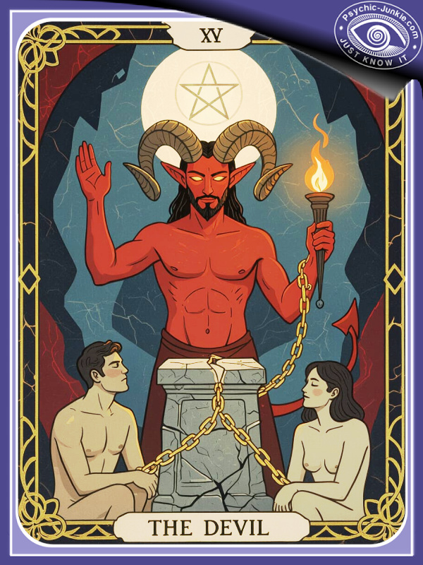 An AI tarot rendition for the Devil Card An AI tarot rendition for the Devil Card