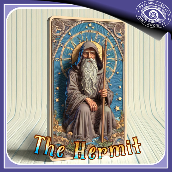 My AI Version Of The Hermit Tarot Card