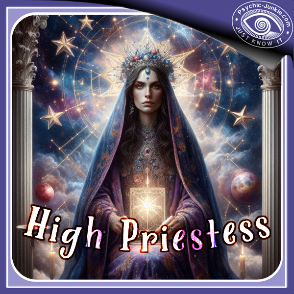 AI High Priestess Tarot Card AI High Priestess Tarot Card