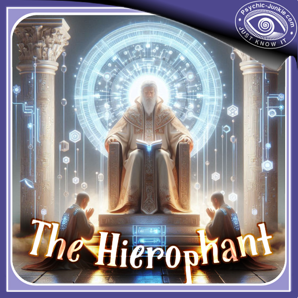 My AI Version Of The The Hierophant Tarot Card My AI Version Of The The Hierophant Tarot Card