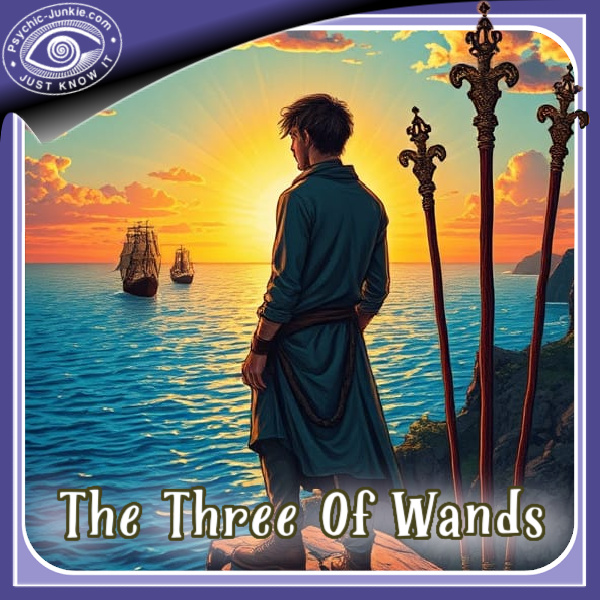 My AI Version Of The Three Of Wands Tarot Card My AI Version Of The Three Of Wands Tarot Card