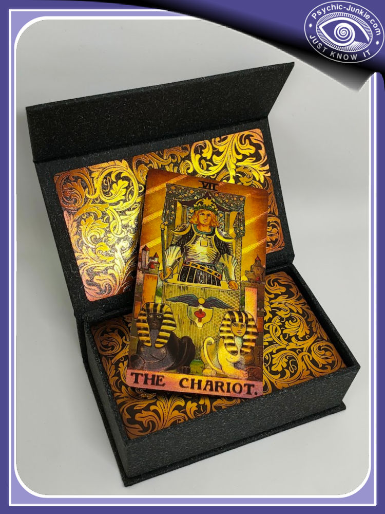 The Chariot: See These Luxury Gold Foil Classic Tarot Cards On Amazon