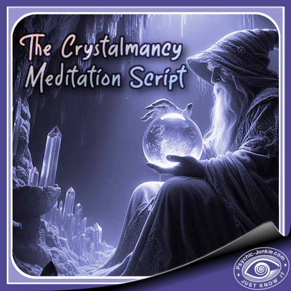 Here is a Crystalmancy Meditation Script for the practice of crystal gazing in a mystical crystal cavern with a kind spirit guide.
