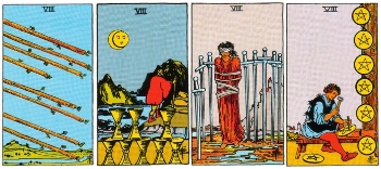 Minor Arcana Meanings - Eights