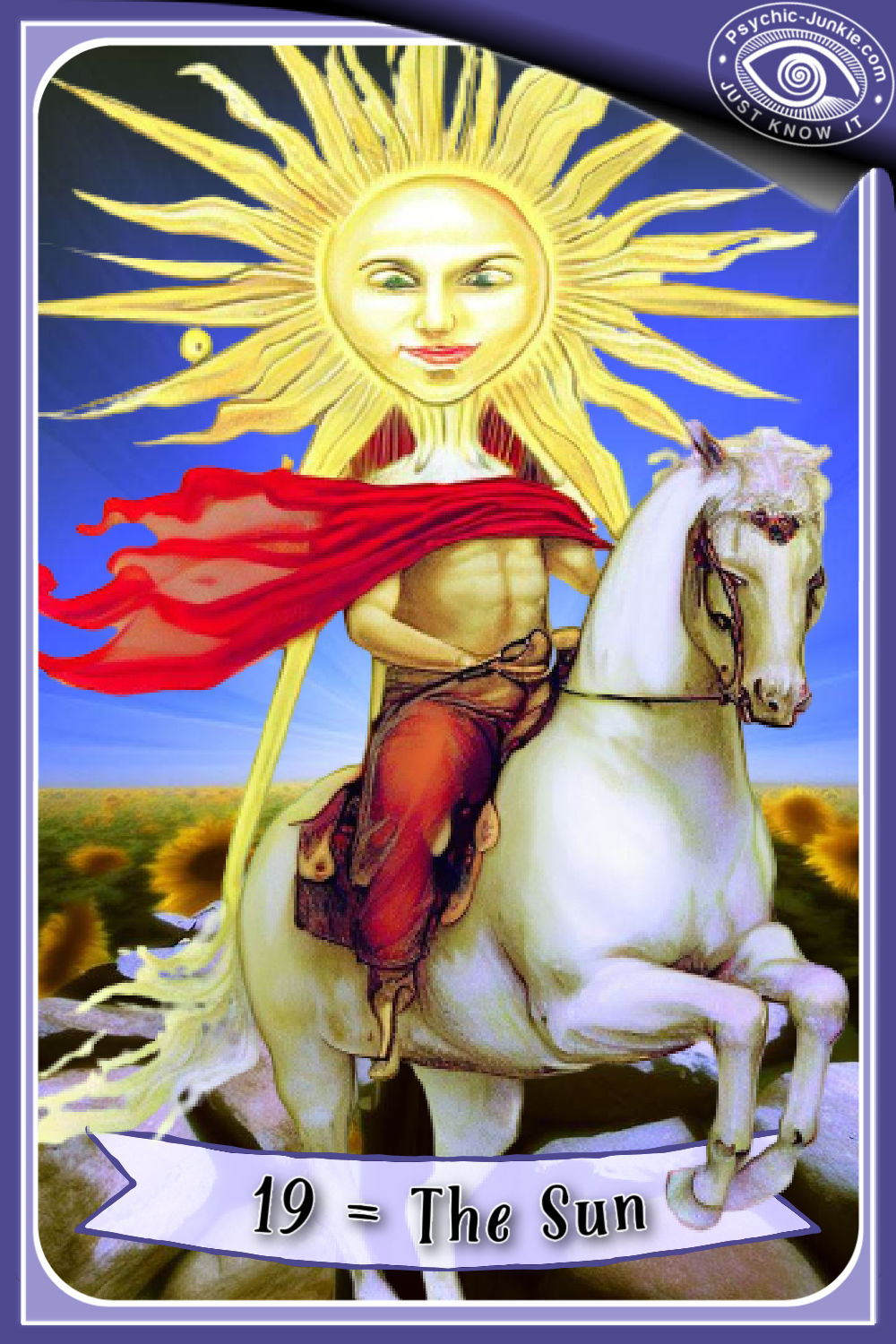 My AI Version Of The Sun Tarot Card