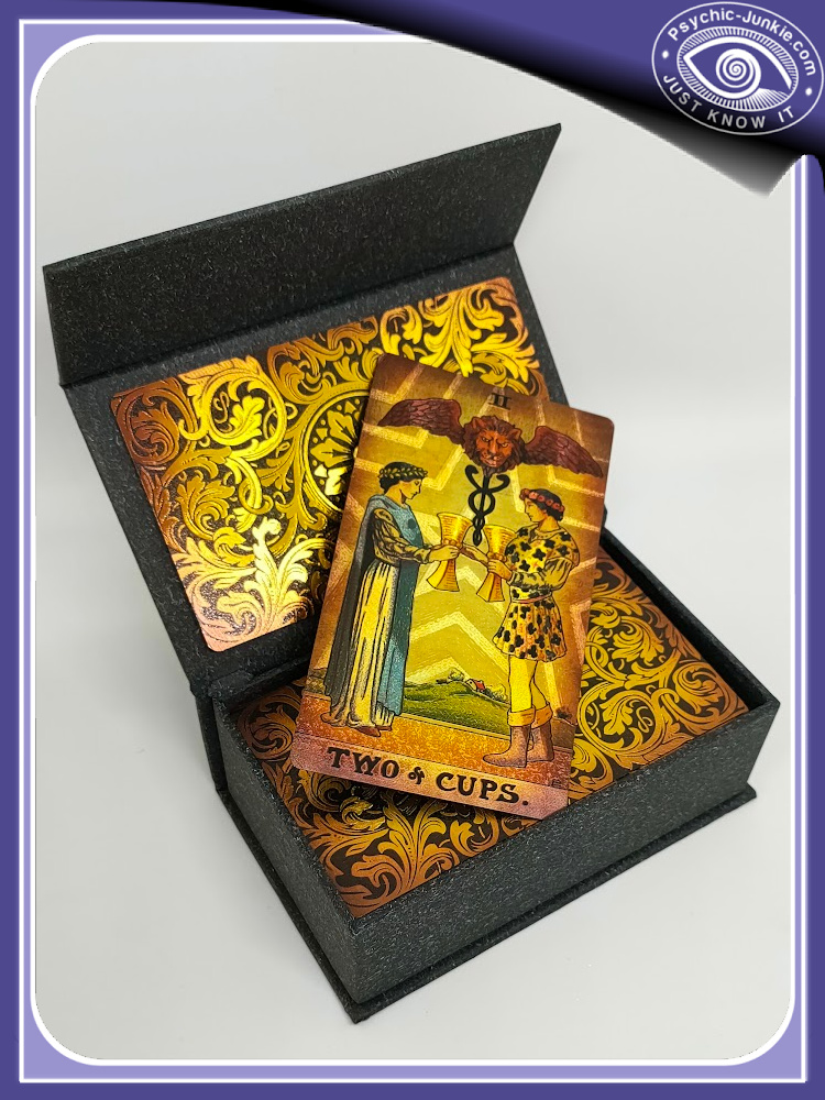 The Two of Cups: See These Luxury Gold Foil Classic Tarot Cards On Amazon