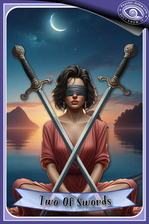 My AI Version Of The Two Of Swords Tarot Card My AI Version Of The Two Of Swords Tarot Card