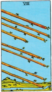 Eight of Wands Tarot Card Meaning