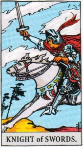 Knight of Swords Tarot Card Meaning