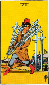 Seven of Swords Tarot Card Meaning