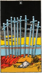 Ten of Swords Tarot Card Meaning