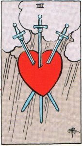 Three of Swords Tarot Card Meaning