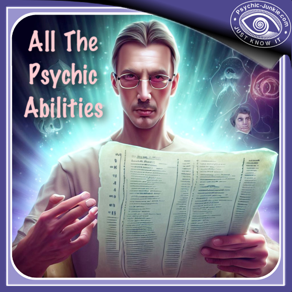 The Complete List of Psychic Abilities A to Z