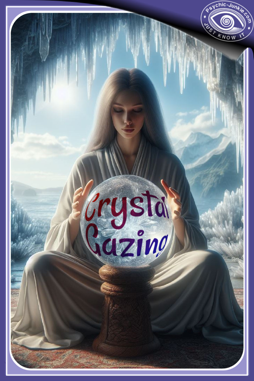 "CrystalMancy" is also known as Crystallomancy and Crystalvoyance.