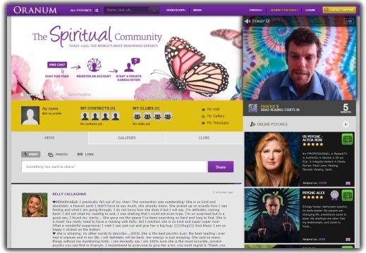 Oranum Psychic Reading Network Reviewed