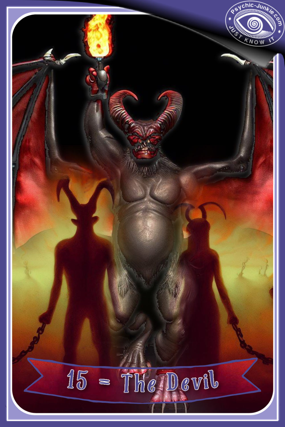 My AI Version Of The Devil Tarot Card