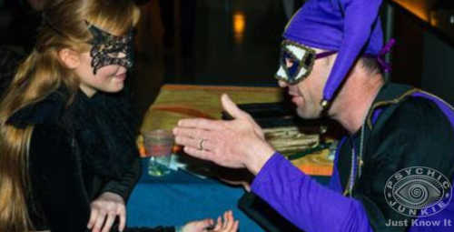 The Palmist Danny Diskin At The Masquerade Ball
