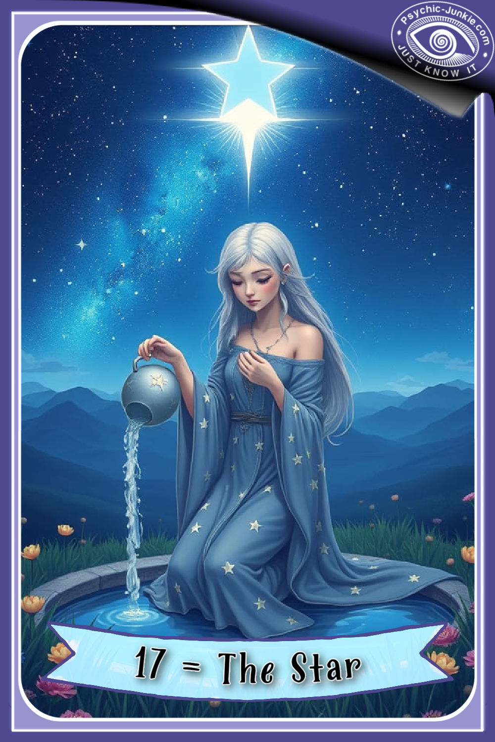 My AI Version Of The Star Tarot Card